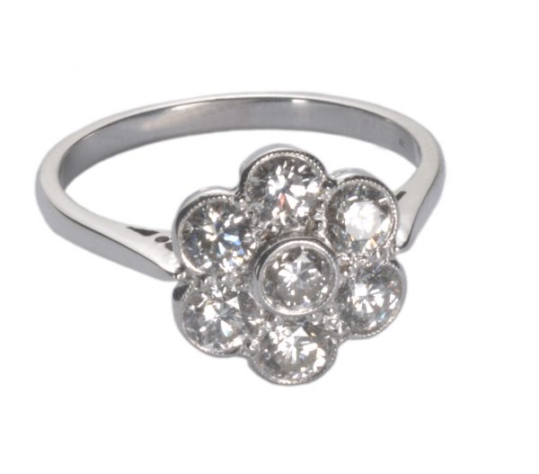 image of white gold diamond ring.