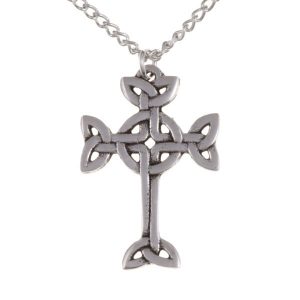 st justin celtic cross necklace