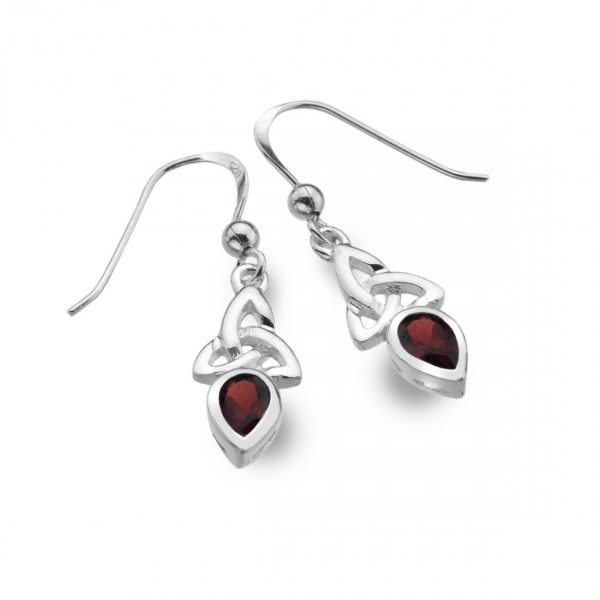 seagems trinity knot earrings