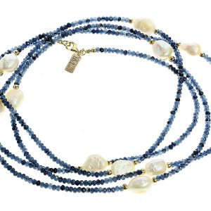 yaron morhaim bead and pearl necklace