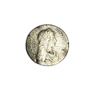 Shipwrecked silver cob coin