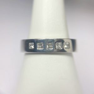 Platinum Princess Diamond Ring