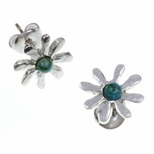 Dahlia Turquoise Stud Earrings