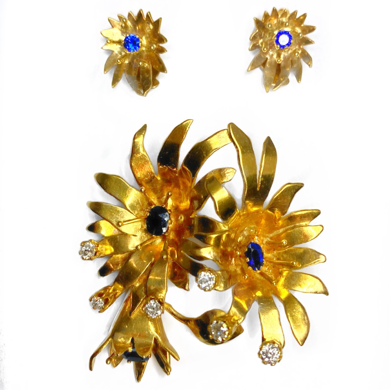 Antique Brooch & Earring Set Wearnes